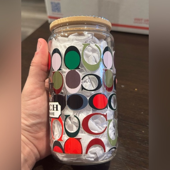 Coach Colorful Glass Jar with Lid - Picture 2 of 7